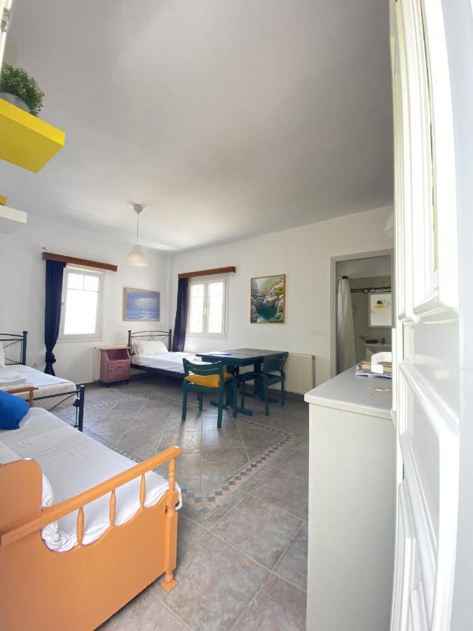 Andros Vineyard House With Sea View Apartman Sineti Kültér fotó